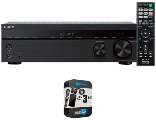 Sony STRDH590 5.2 Multi-Channel 4k HDR AV Receiver with Bluetooth Bundle with 3 YR CPS Enhanced Protection Pack