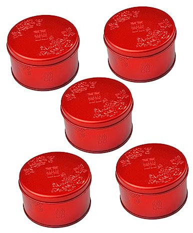 Anneome 5pezzi Scatola Vuota Per Imballaggio Contenitore Di Caramelle Per Matrimoni Scatola Di Caramelle Delicata Per Anniversari Compleanni e Altre Occasioni Speciali