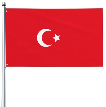 Bandiera della Turchia con stampa per esterni, per patio, prato, decorazione per feste, mostra con orgoglio il tuo stile