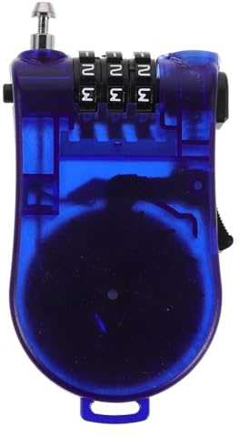 Xmas Retractable Steel Cable Lock 3 Digit Combination for Luggage Ski