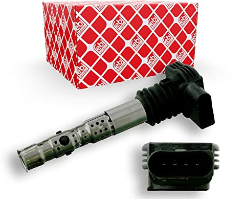 febi bilstein 27470 Zündspule, 1 Stück | Kompatibel mit: AUDI A4 B5, A4 B5 Avant, A4 B6, A4 B6 Avant, A4 B6 Cabriolet, A4 B7, A4 B7 Avant, A6 C5, A6 C5 Avant, TT