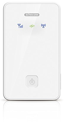 Sitecom 3G Mobile Wi-Fi Router, SIM Lock Free, Compatibile con Tutti Gli Operatori, Bianco