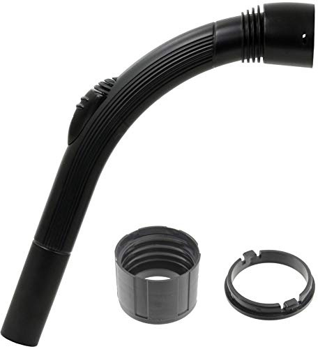 SPARES2GO Curved End Suction Hose Handle for Goblin Vacuum Cleaner (35mm)