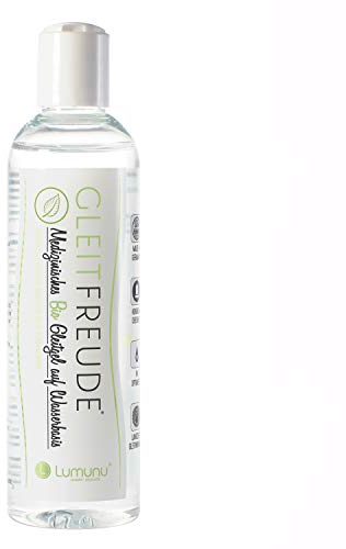 Deluxe Gleitfreude Veganes Bio Gleitgel, Langzeitgleitwirkung auf Wasserbasis (250ml), von Venize