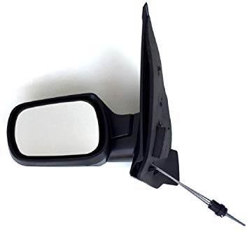 Spiegel Aussenspiegel LINKS von Pro!Carpentis kompatibel mit Fiesta V Typ JH/JD 11/2001-09/2005 schwarz manuell verstellbar