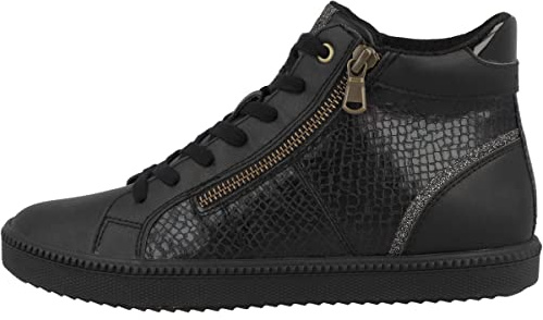 Geox D Blomiee B, Scarpe da Ginnastica Donna, Nero (Black 9999), 40 EU