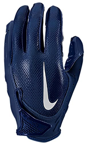 Nike Vapor Jet 7.0 - Guanti da calcio, colore: blu navy, taglia L, colore: bianco