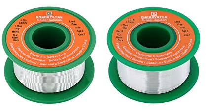 Ultradünner Lötdraht, bleifrei, 0,3 mm, 0,6 mm, Elektronik-Lötdraht, Kolophonium, Flussmittelkern, feines Messgerät, elektronisches Lötmittel, Sn99 Ag0,3 Cu0,7, kleines Löten, 0,01 0,1 cm Lötmittel