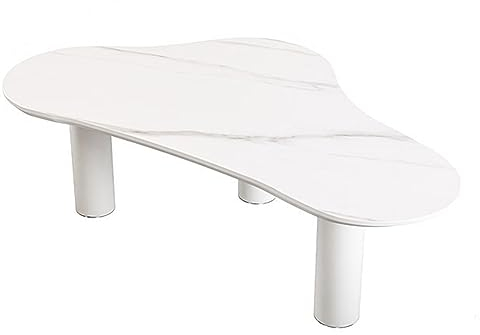 JATIBOSH Petite table basse à bulles irrégulières en forme de pierre pour balcon, table d'appoint créative pour salon, cabine, lit, salle à manger