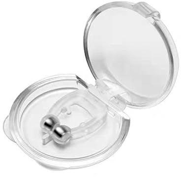 Dilatador Nasal Anti Ronquidos Nose Clip Silicona con Imán Mejora La Respiración Nariz Clip para Ayudar A Dormir Mejor Antironquidos para El Ejercicio, 4 Pack