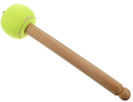 Grün Kopf Trommelschlägel und Filz für Musikbedarf | Sanftes Spielgefühl, Breiter Einsatzbereich, für Profis und Kinder Geeignet