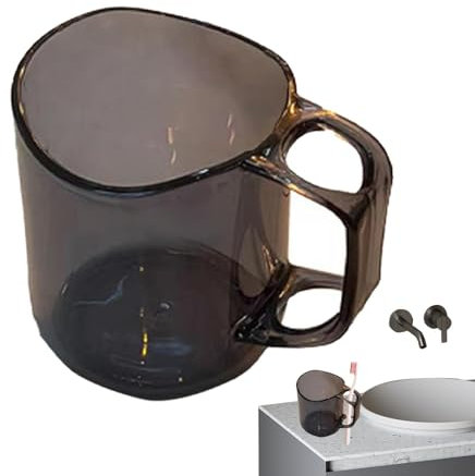 Bicchiere da bagno, bicchiere per spazzolini da denti, indistruttibile da bagno, bicchiere per acqua orale, porta spazzolino da denti, porta spazzolino da denti riutilizzabile per bagno