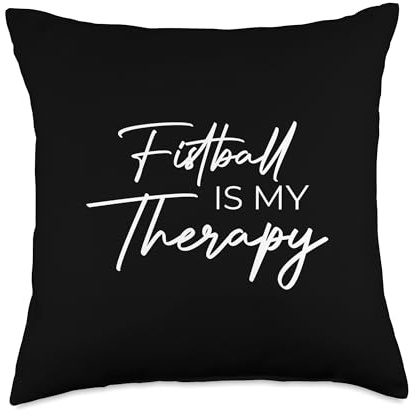 Fistball is my therapy Throw Pillow