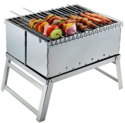 Barbecue Carbonella Barbecue A Carbonella Barbecue Portatile Barbecue Pieghevole In Acciaio Inox Griglia Da Campeggio Per Cucinare Una Piccola Griglia Barbecue Per Esterni