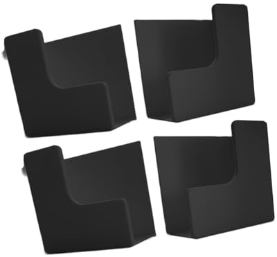 Amagogo Supporto per bilancia da parete, supporto per bilance digitali e da tavolo, salvaspazio, organizer per bilancia da cucina, Nero