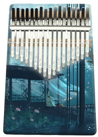Kalimba 17-Ton-Daumenklavier Kalimba Für Anfänger Tragbares Musikinstrument(12)