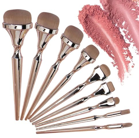 Makeupborstset, mjuka professionella kolverktyg | kolblandningsborstar, för studenter konstnärer pastellbläck bröllop brudsalong hem semester festival dagligen