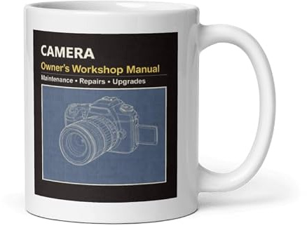 DV DESIGN 1 x Camera Mug - Photography Owner's Workshop Manual Men's Women's Birthday Christmas Cup #72318