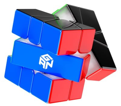 GAN Square-1 Spezieller Zauberwürfel Denkspiel Spielzeug, SQ1 UV | Magnetisch SpeedCube | Ausgestattet mit 36 Magneten | Geeignet für Spieler aller Spielstärken | Geschenk | UV-beschichtet