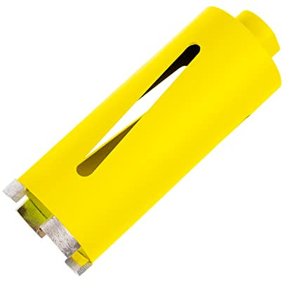 UK Drills Diamond Core Drill Bit 65mm x 150mm, Laser Welded - To Be Used in Granite, Concrete & Masonry