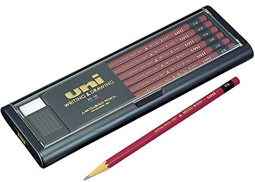 Uni Lápiz de madera - HB - Caja de 12 (UHB)