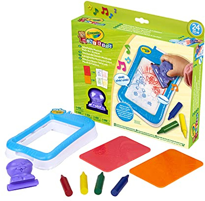 Crayola Mini Kids, Musik&Farbe Zeichentafel, ab 24 Monaten | Alter 24 Monate, Kreative Aktivität und Geschenk für Kinder