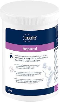 heparal Horse | Pellets für Pferde | 1 kg | Mit Mariendistel & Artischocke | navalis | Diät-Ergänzungsfuttermittel | Unterstützung der Leberfunktion bei chronischer Leberinsuffizienz