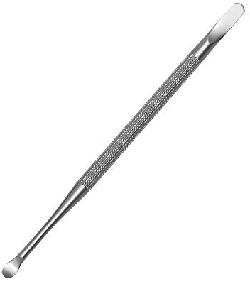 Professional Cuticle Pusher and Spoon Nail Cleaner | Dual Sided Stainless Steel Pusher and Nail Cleaner | For Nail And Cuticle Care | by Sterling Beauty Tools