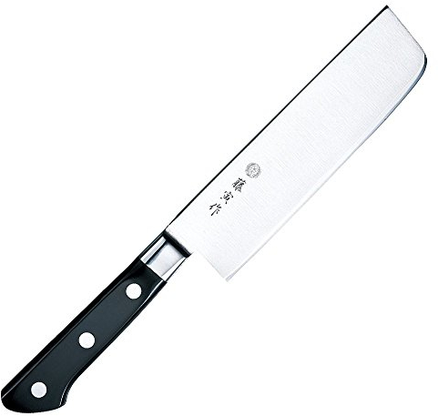 Globalkitchen.japan TOJIRO-FUJITORA Coltello da Verdura DP con Strato Intermedio di Lega di Cobalto (Usuba - Lama Sottile 165mm FU-502)