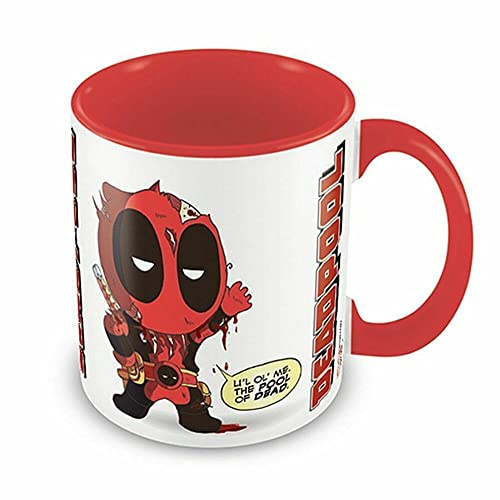 Pyramid International Deadpool (from Awesome to Gruesome) Red Inner Mug - 10Oz / 315Ml Ceramic Mug - One Size