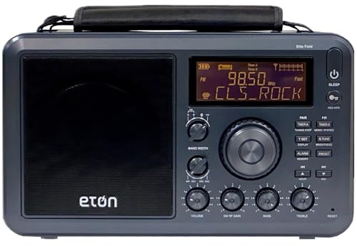 Eton Elite Field AM/FM/Shortwave Desktop Radio with Bluetooth