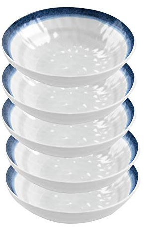 Coastal/Seaside - Outdoor/Camping/BBQ - Plastic/Melamine - Snack/Pasta/Cereal Bowl Sets (5)