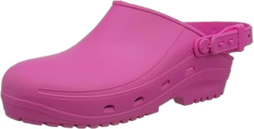 REPOSA Max - Zoccoli Sanitari Donna e Uomo in Gomma con Suola Antiscivolo SRC, Ciabatte Sanitarie Anatomiche con Laccetto Regolabile, Scarpe Sanitarie Sterilizzabili Antishock Traspiranti Leggere