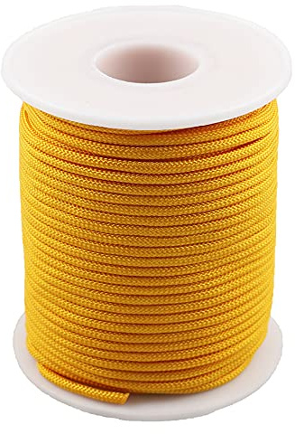 Nylontråd tråd tråd tråd sträng för halsband armband smycken tillverkning hantverk tillbehör (lila, 2 mm – 98 fot)
