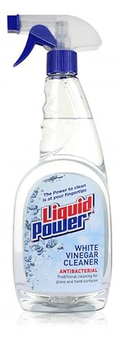 White Vinegar Spray 750ml - Liquid Power - Traditional Cleaning - Glass and Hard Surface - Limescale remover - Natural disinfectant