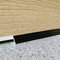 ZZLQIAN 2.9Meter Flexible Dichtungsleiste Selbstklebender Zauberstab - Modernen Design,Stuck Zierprofil,Zierleiste für Fliesen Arbeitsplatte Wandecken Sockelleisten Fußleiste Boden kanten Schwarz