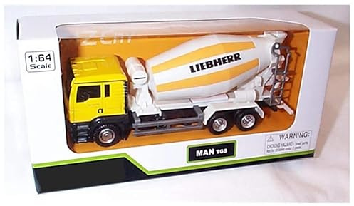 RMZ MAN TGS Cement Mixer Yellow/White vehicle 1:64 scale diecast model
