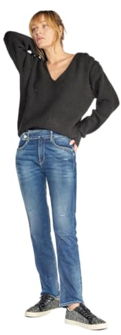 Le Temps des Cerises Jeans Regular, Droit Old 400/17 mom Taille Haute 7/8ème