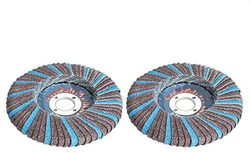 Disco Lamellare Abrasivo In Zirconio Mola Abrasiva A Doppio Lato Per Lucidatura Di Fessure In Metallo Rimozione Della Ruggine Del Ferro,Nero