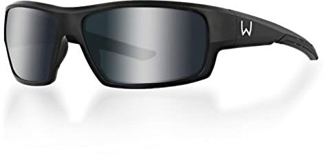 Westin W6 Sport 10 Matte Black LB Brown LM Silver Flash - Polbrille, Brille, Sonnenbrille, Angelbrille