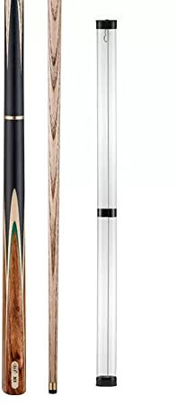 SciAza Billiard Queue Set Billard Queue Set Billiard cue145 cm 17,5–19 oz Billardqueue aus nordamerikanischem Eschenholz, geeignet für Snooker im chinesischen Stil, schwarz(Color:E,Size:)