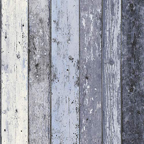 BRICOFLOR Papier peint Planche Bois 8550-60 New England 2
