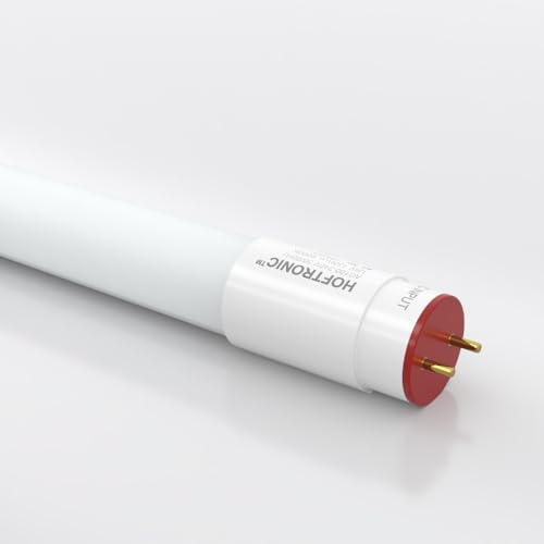 HOFTRONIC - T8 G13 Tube LED 120cm - 18 Watt 3150 Lumen (175lm/W) - Super efficace - 6000K Blanc Froid - Remplace le tube fluorescent 105W (105W/860) - Sans Scintillement - Tube Neon