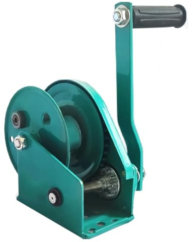 Cabrestante Portátil, Cabrestante Manual, Polipasto Autoblocante Bidireccional, Grúa De Elevación Con Manivela Pequeña, Tractor Doméstico De 1200~2600 Libras, Cabrestante De Remolque(1200IBS)