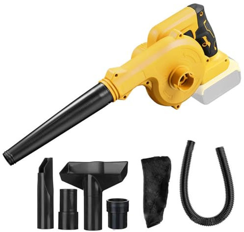 Yagosodee Cordless Leaf Blower Portable Handheld Blower Vacuum Cleaner Lightweight for Lawn Care/Small Trash Dust Collector