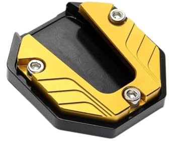 hgudyr Fuß-Verbreiterung Ständer Platte Vergrößerte Basis Roller Motorrad Fahrrad Kickstand Extender Universal Fuß Seitenständer Verlängerung Pad Stützplatte Anti-Rutsch
