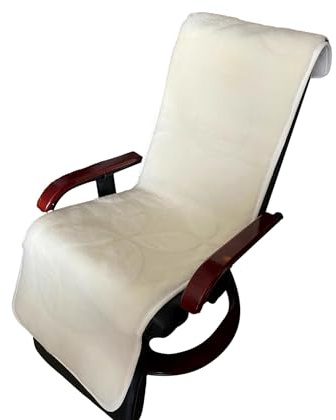 Alpenwolle Sesselschoner Anti-Rutsch 100% Wolle, 50 x 180 cm (20% Kaschmirwolle)
