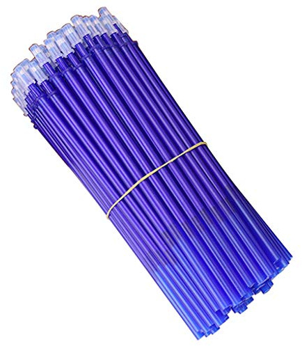 100 Stück radierbare Stifte Nachfüllminen für die meisten löschbaren Stifte, glattes Schreiben, schnell trocknend, 0,5 mm, Blau