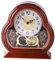 Orologi da camino per soggiorno Orologio da camino silenzioso Orologio da tavolo in legno di noce vintage Orologio da camino alimentato a batteria con pendolo per scrivania da ufficio Orologi da
