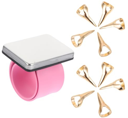 LOORGVEL Anillo Accesorio Práctico para Selección y Separación de Cabello de Silicona para Distribuir el Cabello, Ahorra y Energía en Peluquería y Vida Diaria Color Aleatorio